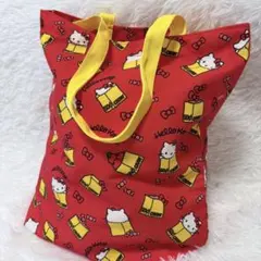 ハローキティ 50¢ CANDY キャンバストートバッグ 赤 レトロ サンリオ