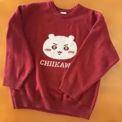 ちいかわ　ニット　赤　レッド　Mサイズ