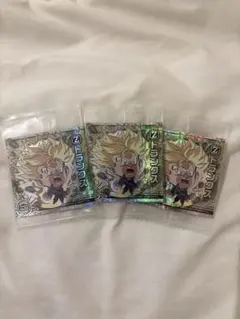 ドラゴンボール Z トランクス ウエハース ホログラムシール 3枚セット