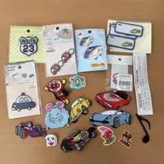 ワッペンまとめ売り 車 電車 アンパンマン プラレールなど
