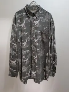 REDHEAD XL 動物柄 長袖シャツ　ボタンダウン
