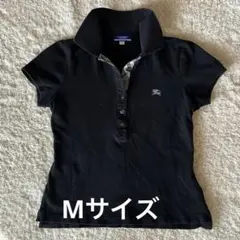 BURBERRYLONDON BLUELABELスモークドチェックポロシャツ