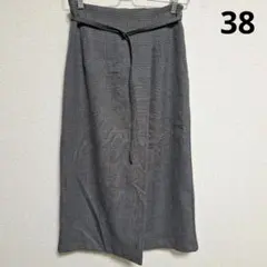 ROPÉ PICNIC　ラップスカート　後ろゴム　オフィス　きれい　ハイウエスト