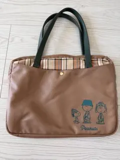 USJ限定 Peanuts スヌーピー パソコンバッグ トートバッグ