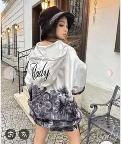 Rady リゾートフラワーブルゾンセットアップ トップスのみ