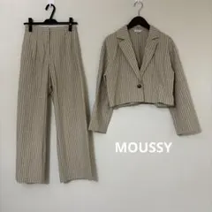 MOUSSY SPRING CROPPED ジャケット　パンツ　セットアップ