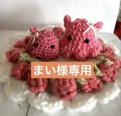 まい様専用 めんだこ メンダコ あみぐるみ