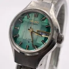 ヴィンテージ 稼働 SEIKO カットガラス 自動巻き 腕時計 21ジュエルのサムネイル