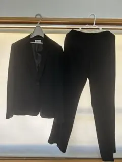 黒 スーツ ジャケット スカート パンツ 3点セット 17号