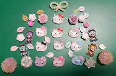 ※ネイルパーツ キティ お花 セット C-22