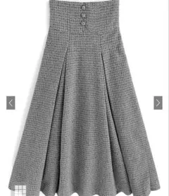 ツイードコルセット風フレアスカート ws02 GRL グレイル スカート