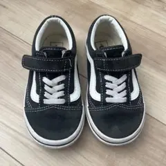 Vans ブラック ホワイト スニーカー　18cm