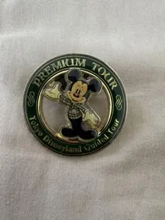 東京ディズニーランド プレミアムツアーピンバッジ