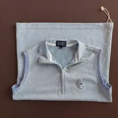 PEARLY GATES ストライプ ハーフジップシャツサイズ０