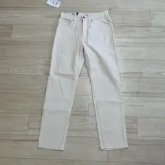 【新品未使用】韓国　デニム　ジーンズ　ホワイト