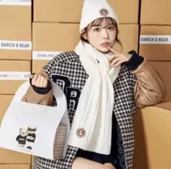 未使用　Darich ダーリッチ　Dベア　ノベルティ　マフラー