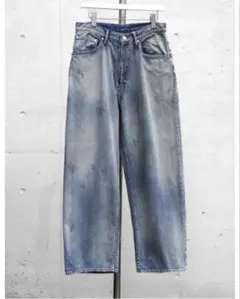 ANCELLM AGING STRAIGHT 5P DENIM PANTS