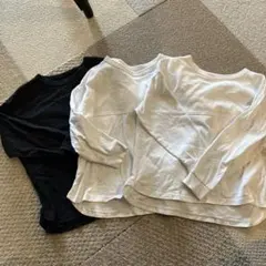 綿100 ロングTシャツ　3枚　110cm for/c