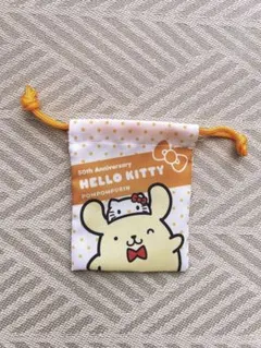 50周年記念 ハローキティ ポムポムプリン ポーチ 巾着