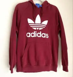adidas Originals トレフォイル パーカー ボルドーのサムネイル