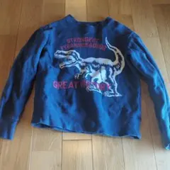 Be-Zigy 恐竜プリント トレーナー 130