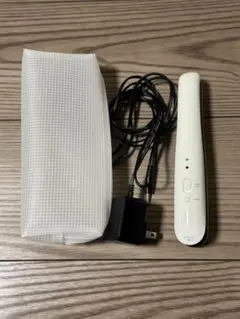無印良品ホワイト ストレートヘアアイロン 充電器付き