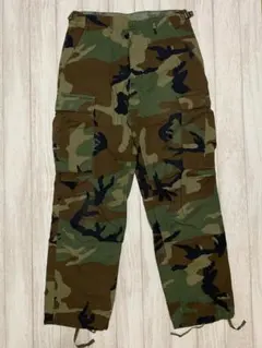 米軍実物 1986年度 ヴィンテージ ウッドランドカモ BDU カーゴパンツ