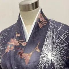 KL4222 洗える着物 小紋 身丈168cm ポリエステル 化繊 トールサイズ