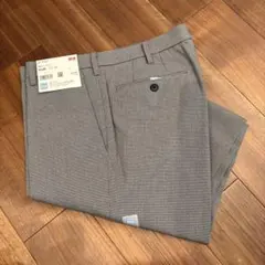 UNIQLO ユニクロ　感動パンツ チドリ ドライw82 タグ付 未使用