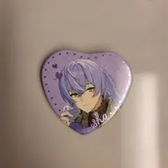 にじさんじ Melty Valentine ハート型缶バッジ 星導ショウ