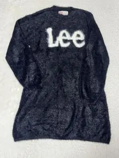 【新品未使用】Lee シャギーニットワンピース M ブラック