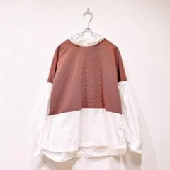 ZARA ザラ フリル襟 チュニック ブラウス トップス 長袖 ピンク M