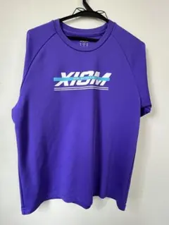 XIOM 卓球 ゲームシャツ パープル Mサイズ