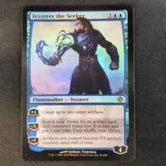MTG 求道者テゼレット ALA 英語版 Foil Foil】《求道者テゼレット/Tezzeret the Seeker》[ALA] 青R