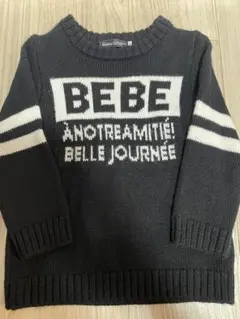 【最終価格】べべ ニット ロゴ