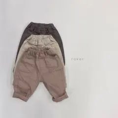 raker ポケットパンツ 韓国子供服 子供服 パンツ 男の子 女の子 キッズ