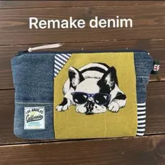 フレンチブルドック　ポーチ　ハンドメイド