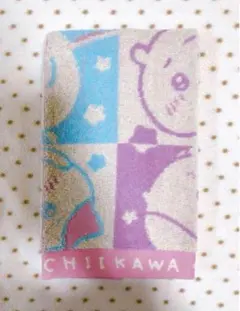 ちいかわ フェイスタオル しまむら ハチワレ うさぎ くりまんじゅう チェック