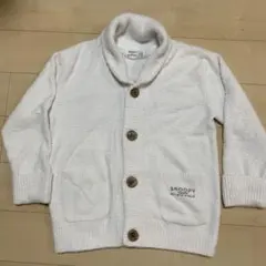 SNOOPY PEANUTS カーディガン ホワイト
