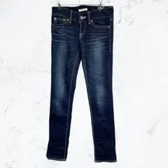 13677 マウジー MOUSSY スキニー デニムパンツ インディゴ 25 M