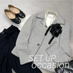 セレモニー 3点 コーデ売り ジャケット ブラウス パンツ M 卒業式 入学式