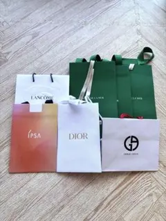 高級ブランド ハイブランド ショッピングバッグ 紙袋 7点セット