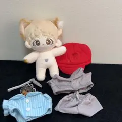 BTS ジミン ぬいぐるみ マスター 10cm(7&月の刺繍あり)紫フーディ付
