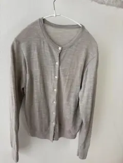 無印良品　カーディガン　ベージュ　M