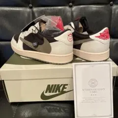 【鑑定書あり】NIKE エアジョーダン1 ロー ミディアムオリーブ 26cm