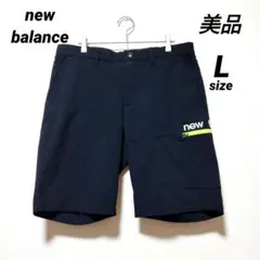 美品【サイズ5】new balanceゴルフ 接触冷感 ハーフパンツ