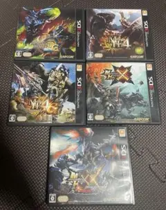 3DS モンスターハンター 5点セット