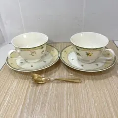 NARUMI ティーカップ・ソーサー 2客セット