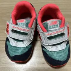 ニューバランス996 ベビーシューズ グリーン/ピンク