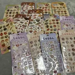 シールまとめ売り！ ★ぷくぷくキャンディシール ★ ★和食、フードシール★